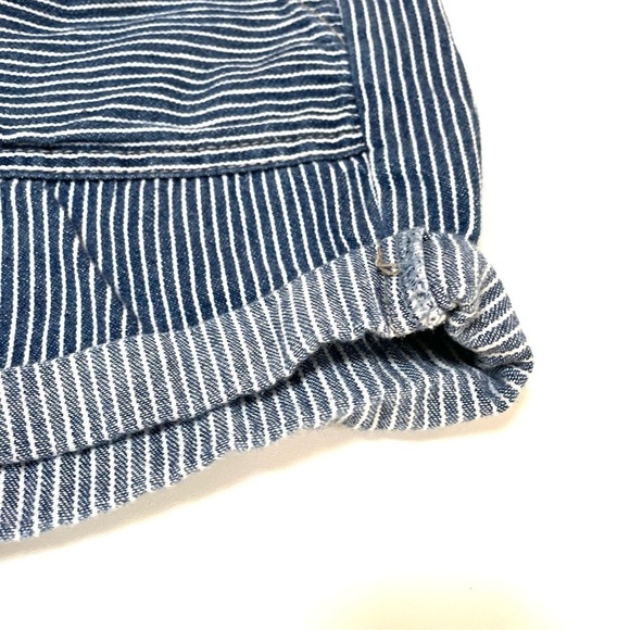 BDG Blue and White Striped Pull On Conductor Shorts Xs - Picture 4 of 10